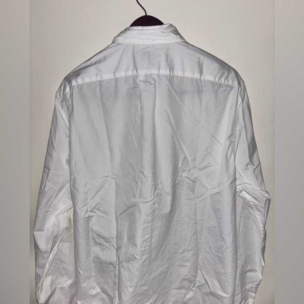 NWOT J.Crew Secret Wash Classic cotton poplin Button Down shirt Large White - Picture 9 of 11